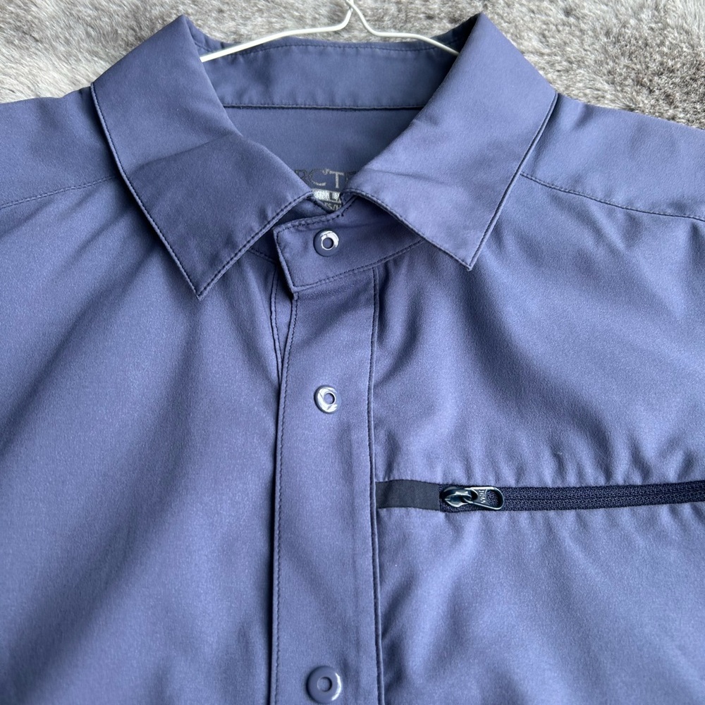 Arc'teryx Dark Blue Button-Up Shirt